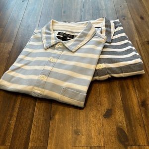 Banana Republic men’s striped polos, size L